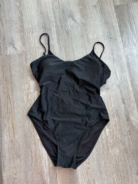 Calvin Klein Classic Black One-Piece Swimsuit